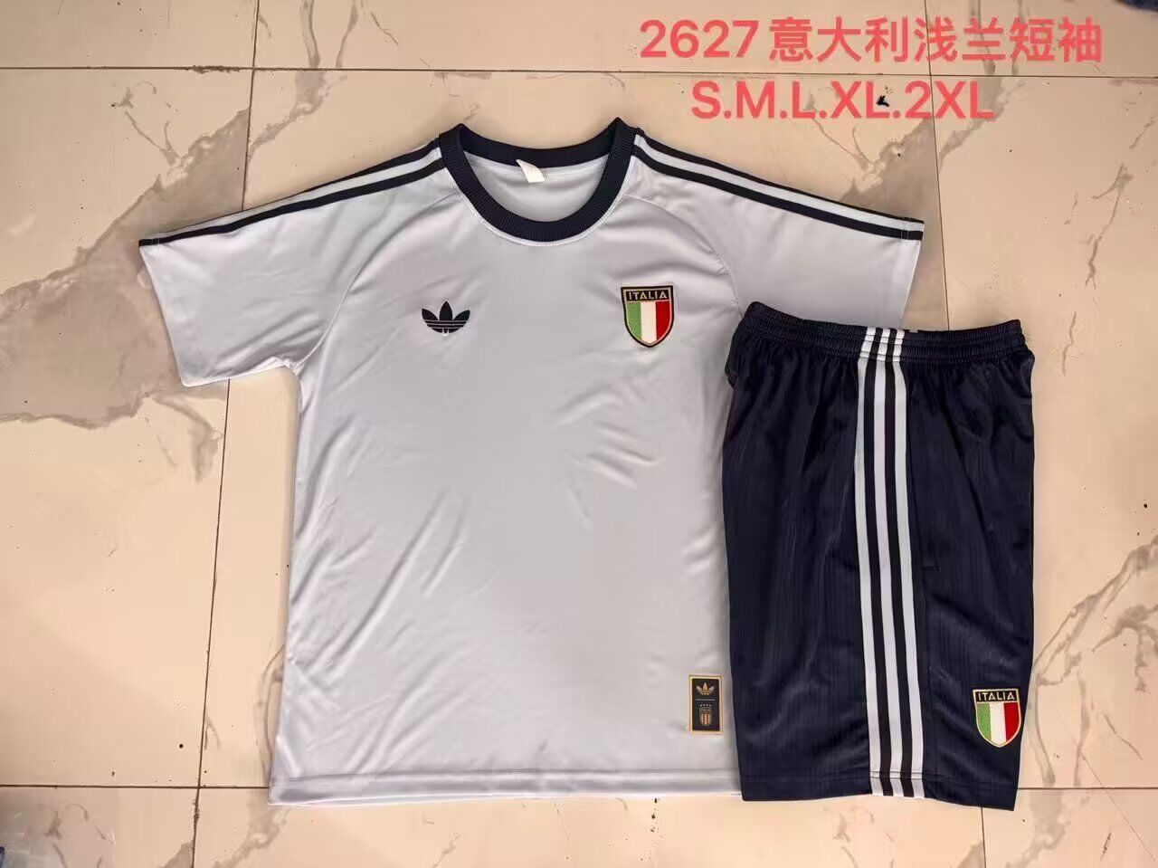 AAA Quality Italy 26/27 Light Blue Training Kit Jerseys